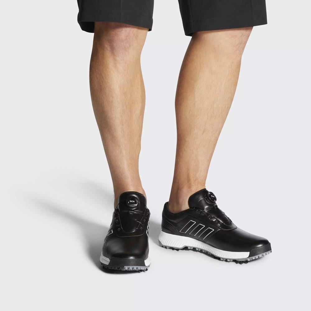 Adidas CP Traxion Boa Tenis De Golf Negros Para Hombre (MX-72367)
